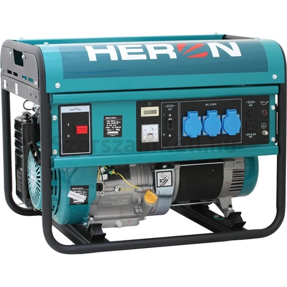 Heron benzinmotoros áramfejlesztő, max 5500 VA, egyfázisú (EGM-55 AVR-1)