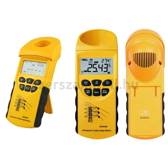 HOLDPEAK 940 Digitális, ultrahangos vezetéktávolság mérő, 3-23m,környezeti hőmérséklet mérés,hord táska