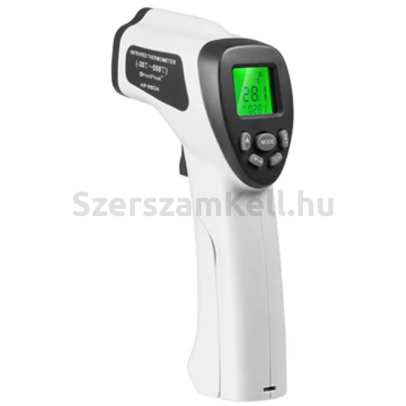 HOLDPEAK 980A Infravörös hőmérsékletmérő, -30°C/+550°C, kijelzés C°-ban és F°-ban
