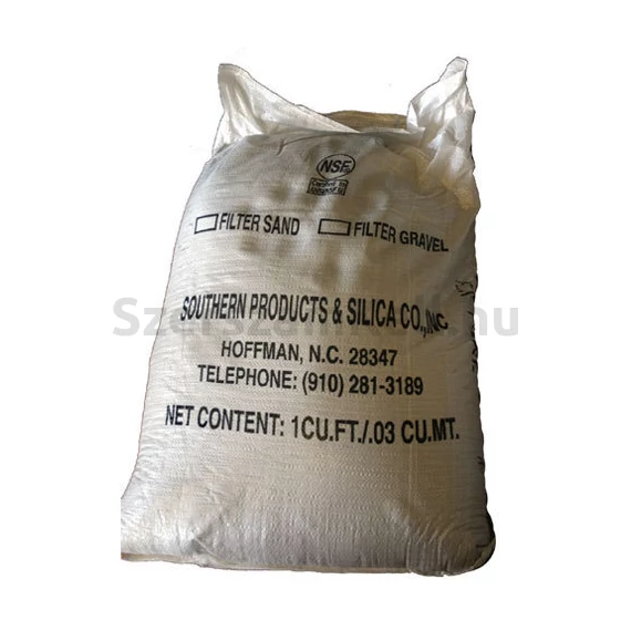 Homokfúvó homok zsákolt, 0.3-0.8mm, 25kg