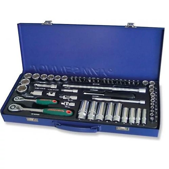 Jonnesway Profi Dugókulcs Készlet 1/4" és 3/8" 57db-os S04H3157S