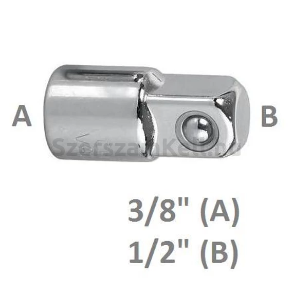 Jonnesway Dugókulcs Adapter/Átalakító 3/8 -> 1/2 S16H3812
