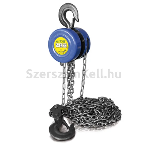 Erba láncos emelő csörlő (2 tonna)
