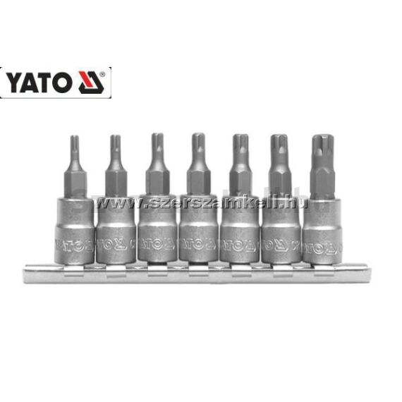 Yato Furatos Torx-Special Dugókulcs Készlet 7db-os / Ts10-Ts40 / YT-0461