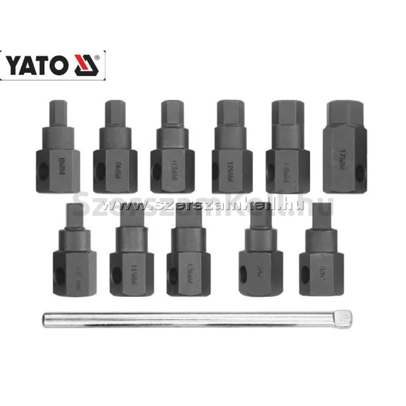 Yato Olajleeresztő Kulcskészlet 12db-os / YT-0600