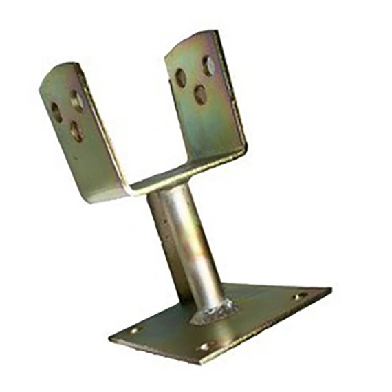 Csavarozható, talpas oszloptartó 120x120mm