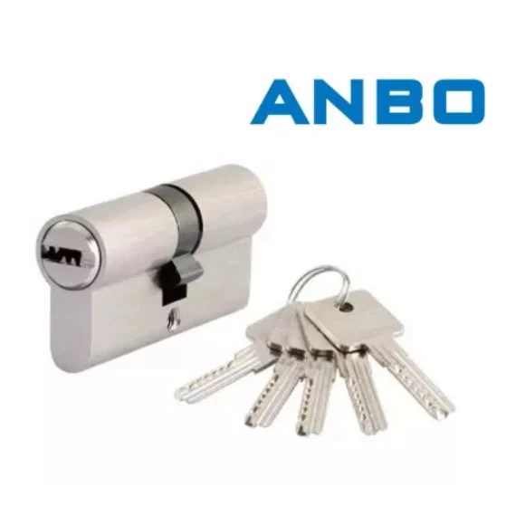 Anbo 40/40 biztonsági cilinder zárbetét 5db fúrt kulccsal