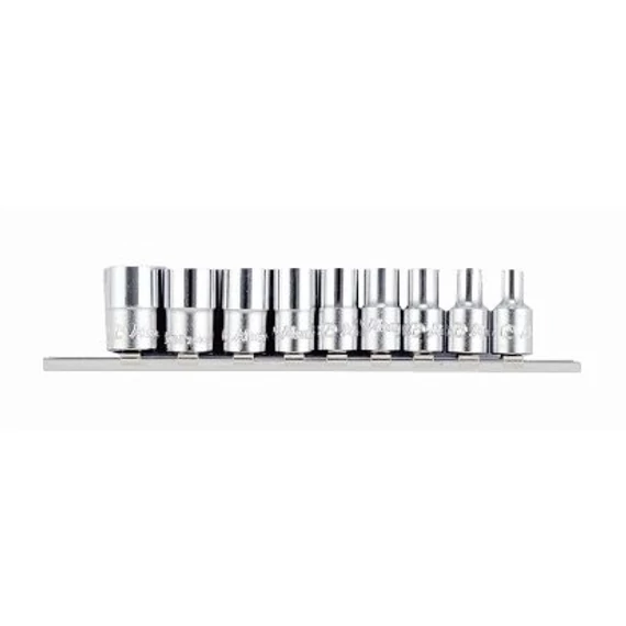 HANS E-Star dugókulcsfej készlet, E10-E24, 1/2&quot;, 9 részes