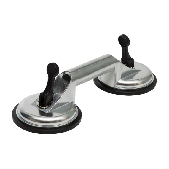 Z-Tools vákuumos üvegemelő, alumínium, 2 fejes, 80kg, 120mm