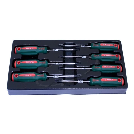 HANS furatos TORX csavarhúzó készlet 7r. TH10-TH40 TT-18 fiókmodul