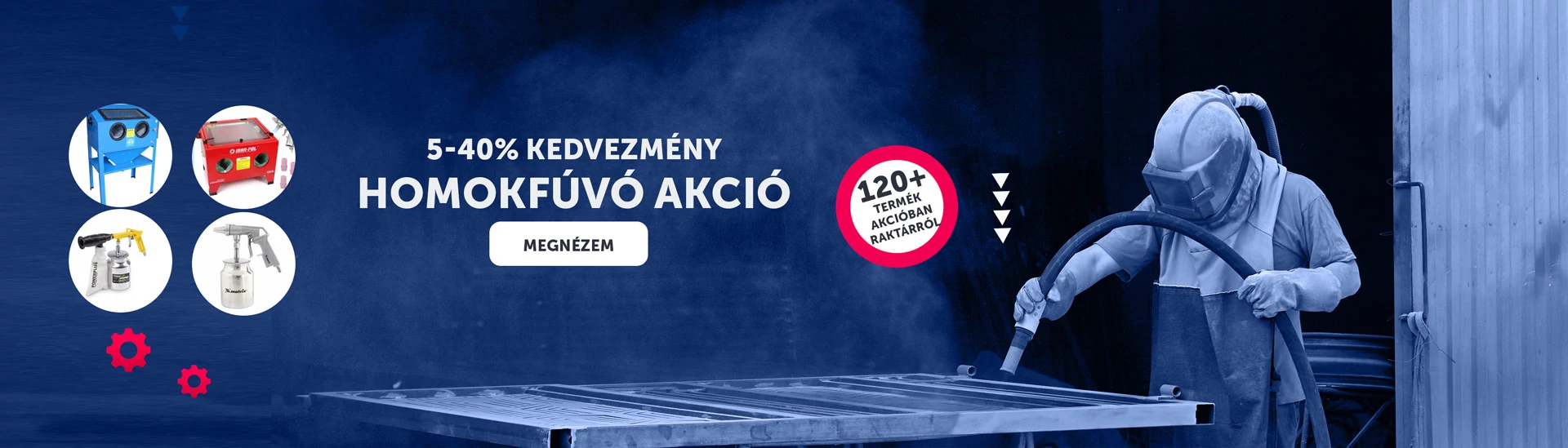 Homokfúvó akció